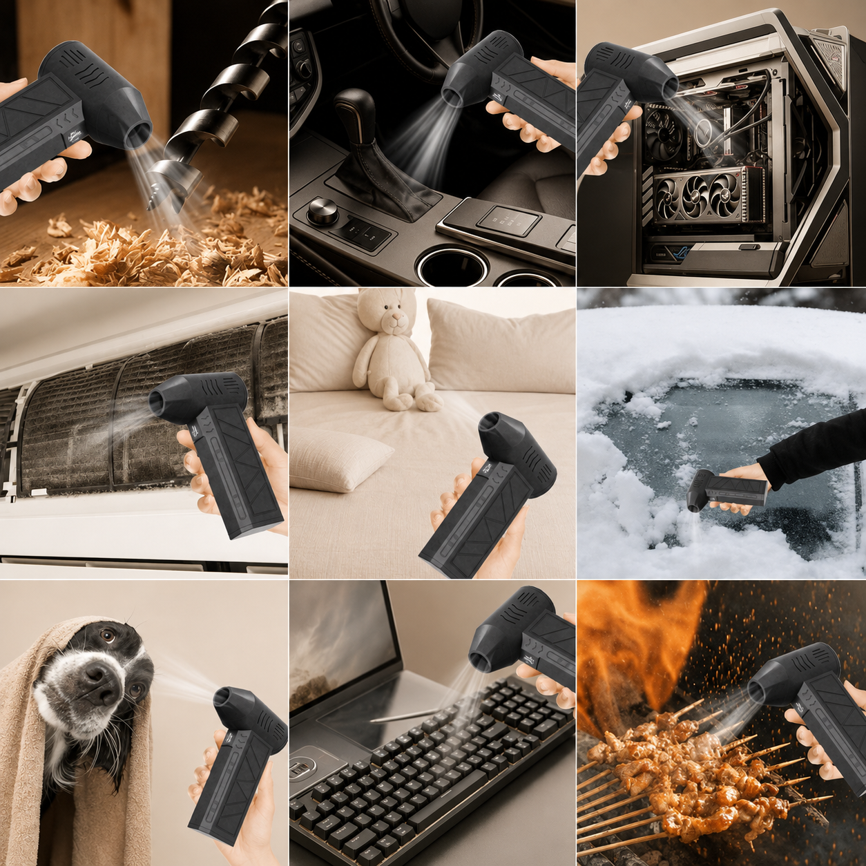 💨 Mini Jet Fan – Powerful Airflow in Your Hand
