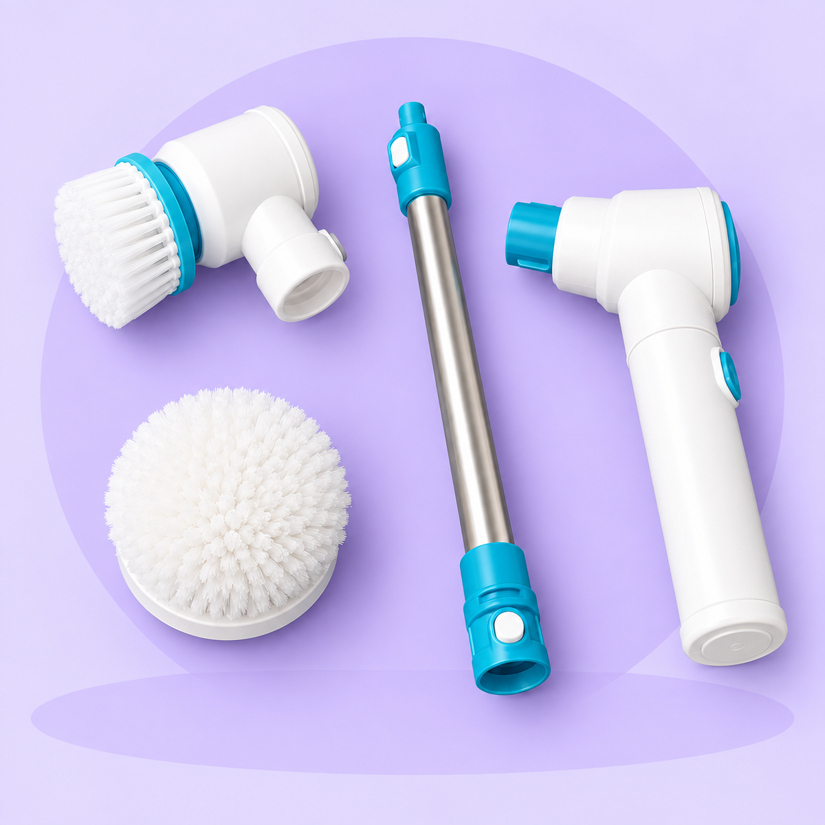 3 in 1 Electric Spin Scrubber Machine
