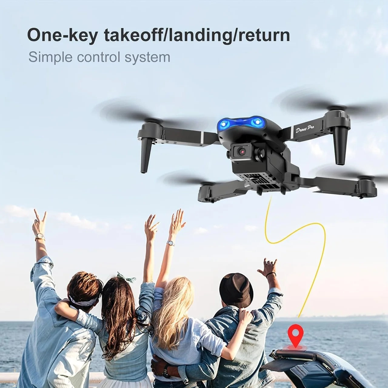 E99 Drone Camera – Easy Control & Aerial Fun 🚁✨